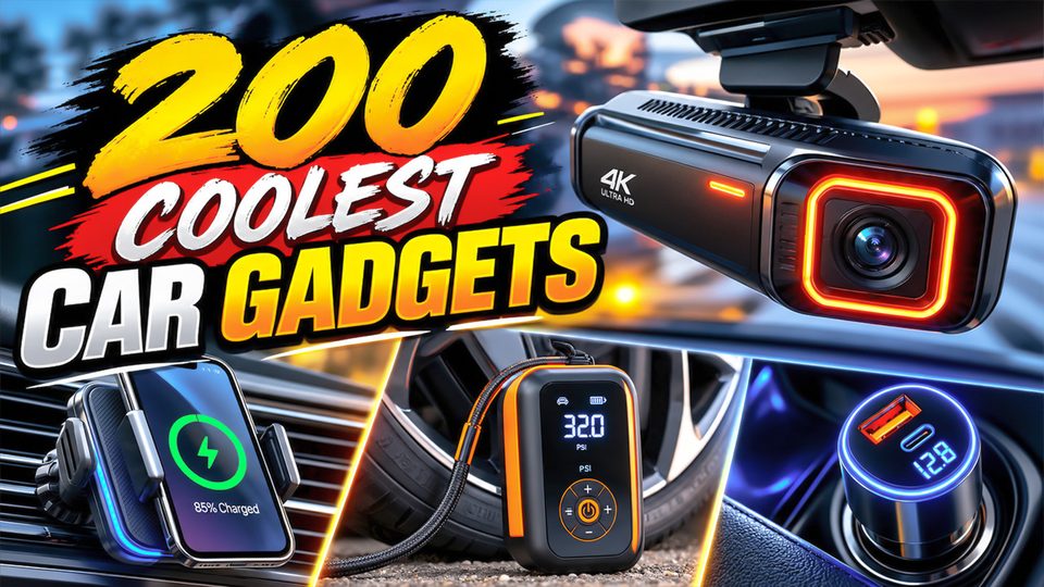200 New Coolest Car Gadgets on Amazon You Need Yesterday