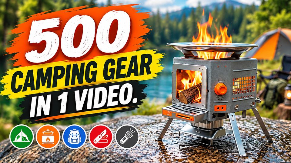 500 NEXT LEVEL CAMPING GEAR & GADGETS IN 1 VIDEO