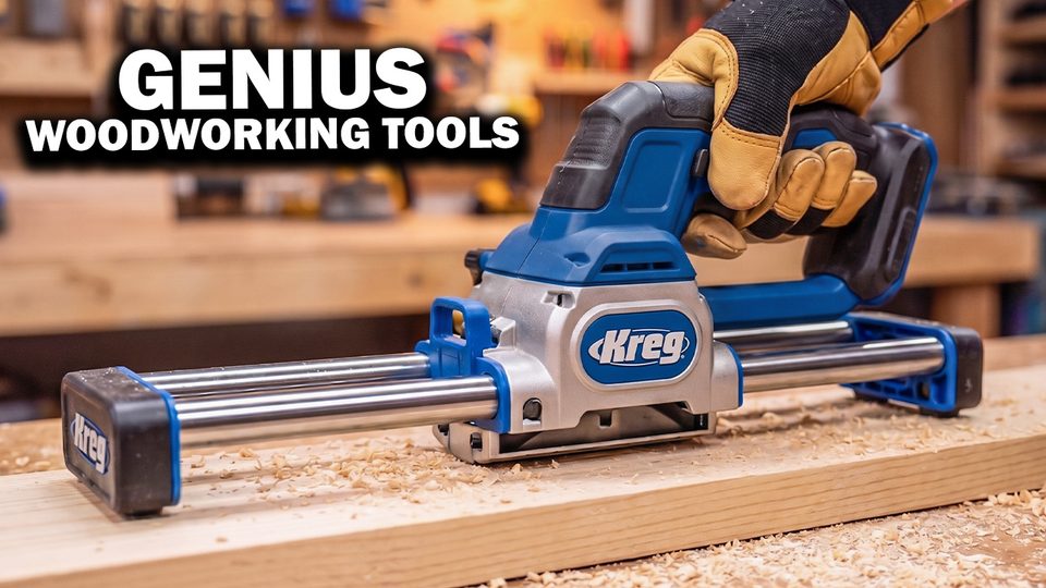 25 Genius Woodworking Tools From Makita, Bosch, Kreg, Powertec, Woodpeckers & More!