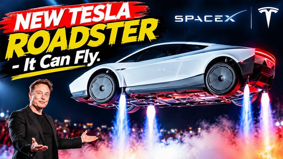 NEW TESLA ROADSTER - It Can Fly